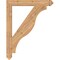 Ekena Millwork Funston Arts & Crafts Smooth Bracket, Western Red Cedar, 3 1/2"W x 30"D x 38"H BKT04X30X38FST03SWR - alternate 2